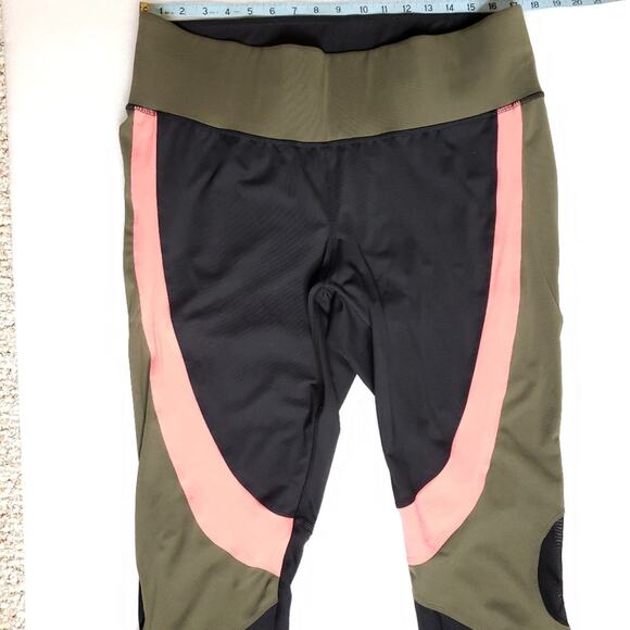 Lane Bryant Crop Color Block Leggings Plus 18 20 - Picture 5 of 7